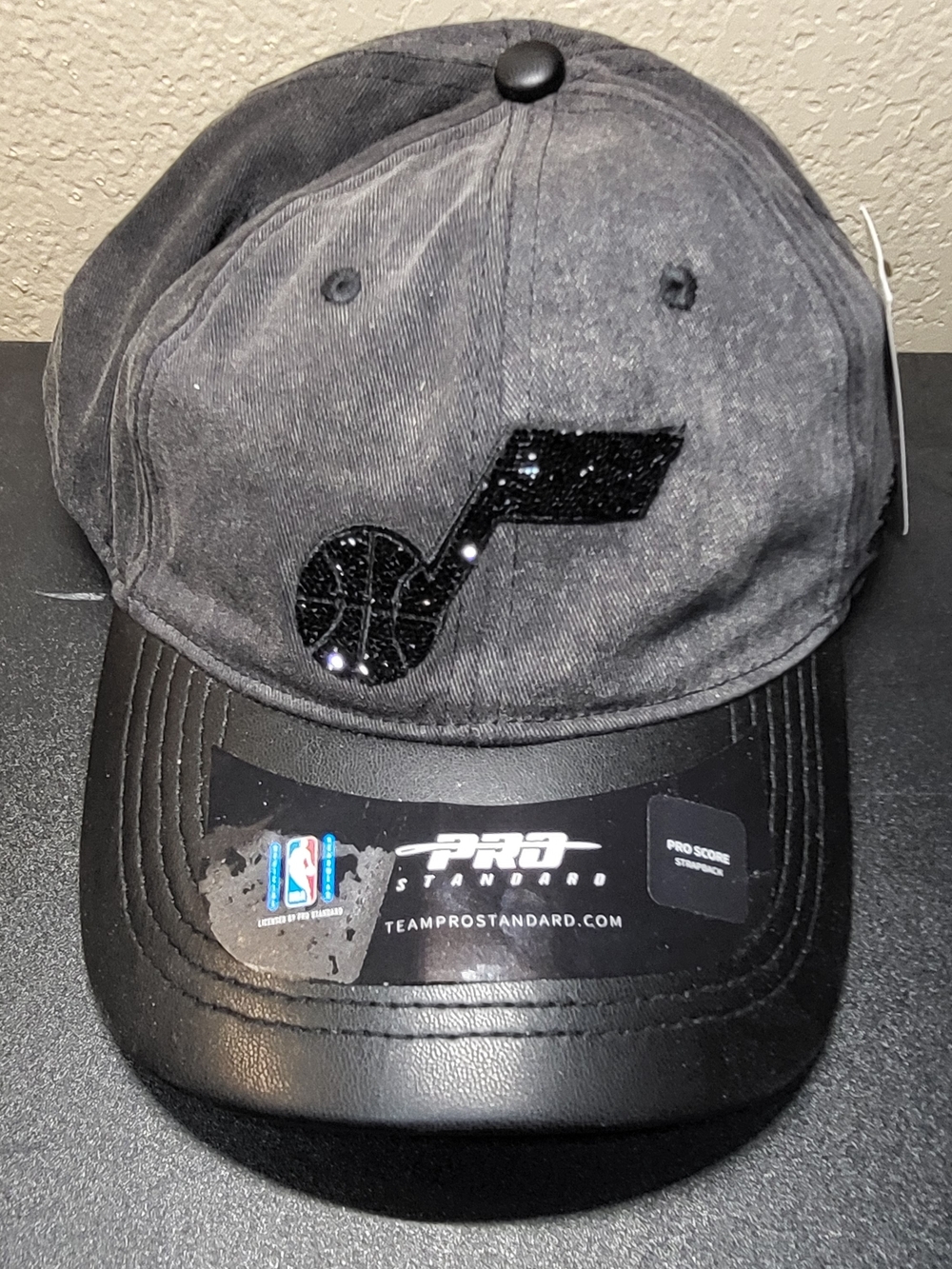 *NEW* Pro Standard NBA Utha Jazz Bedazzled Leather Brim Adjustable